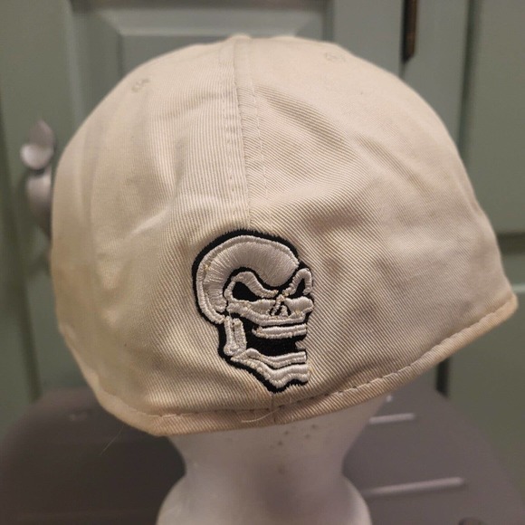 VTG 90s New Era 59Fifty Pittsburgh Pirates 3 Triple Skulls USA Hat Cap Lot 7 3/8 - Picture 11 of 12